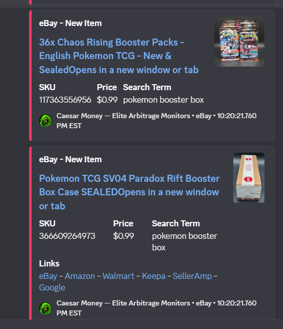 CAESAR MONEY alert feed